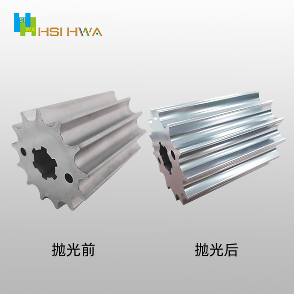 精衝模具流（liú）體拋光前後對（duì）比